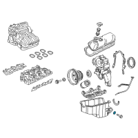 OEM 2000 Ford Mustang Oil Pan Washer Diagram - YS4Z-6734-AA