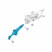 OEM 2012 Chevrolet Equinox Intermediate Steering Shaft Assembly Diagram - 84168485