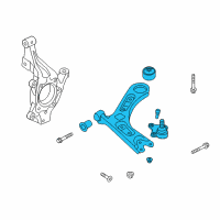 OEM 2016 Kia Optima Arm Complete-Front Lower Diagram - 54501C1000