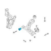 OEM 2016 Hyundai Sonata Bush-Front Lower Arm"A" Diagram - 54551-C1000