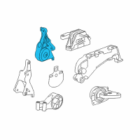 OEM 2016 Chevrolet Malibu Limited Front Transmission Mount Diagram - 22801992