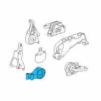 OEM Chevrolet Rear Mount Diagram - 13228303