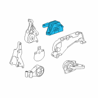 OEM Chevrolet Malibu Limited Mount Diagram - 23144105