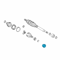 OEM Toyota Corolla iM Axle Seal Diagram - 90311-35065