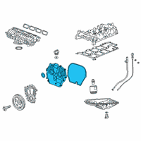 OEM 2020 Cadillac XT4 Front Cover Diagram - 55506518