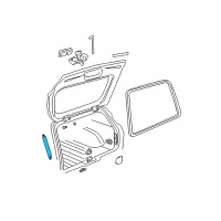 OEM 2001 Chevrolet Blazer Strut Asm-Lift Gate <Use 1C6L Diagram - 15003615