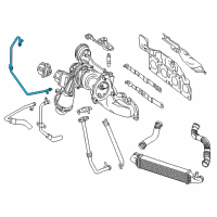 OEM 2017 Infiniti QX30 Tube Oil Diagram - 15192-HG00C