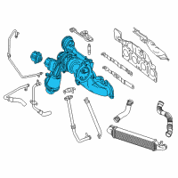 OEM 2019 Infiniti QX30 Turbocharger Diagram - 14411-HG00M