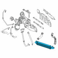 OEM 2017 Infiniti QX30 Charge Air Cooler Diagram - 14461-5DC0A