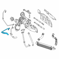 OEM Infiniti QX30 Hose Water Diagram - 14056-HG02D