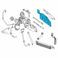 OEM 2019 Infiniti QX30 Gasket-Intake Manifold Diagram - 14035-HG00H