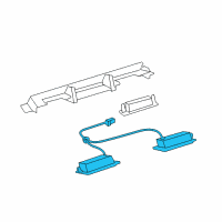 OEM Lexus GS450h Lamp Assy, License Plate Diagram - 81270-30261