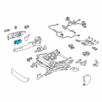 OEM 2017 Lexus ES300h Computer & Switch Assembly Diagram - 84070-33130