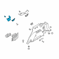 OEM 2019 Hyundai Santa Fe XL Trim Assembly-Rear Pillar RH Diagram - 85860-B8100-OM