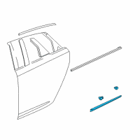 OEM 2019 Cadillac XTS Body Side Molding Diagram - 22760479