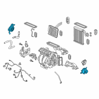OEM Honda Civic Motor Assembly, A/M Diagram - 79160-TBA-A21