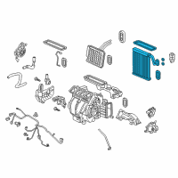 OEM Set, Evaporator Core Diagram - 80211-TBA-A11