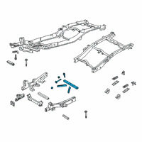 OEM 2019 Ford Ranger Transmission Crossmember Diagram - KB3Z-6A023-B