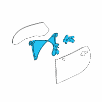 OEM Pontiac Window Regulator Diagram - 20897018