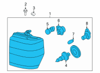 OEM 2008 Ford E-350 Super Duty Composite Assembly Diagram - AC2Z-13008-C