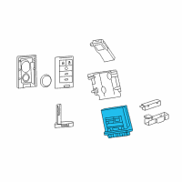 OEM 2017 Cadillac ATS Module Diagram - 13510217