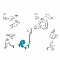 OEM 2014 Toyota Avalon Front Mount Diagram - 12360-0P130