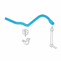 OEM 2010 Chevrolet Colorado Shaft-Front Stabilizer Diagram - 20881101