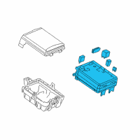 OEM 2020 Chevrolet Sonic Fuse & Relay Box Diagram - 42556517