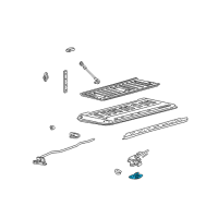 OEM 2005 Ford F-350 Super Duty Handle Diagram - 7L3Z-9943400-AA