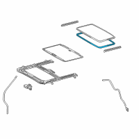 OEM 2004 Scion xA Weatherstrip Diagram - 63251-63010