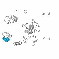 OEM Lexus IS F Pad, Front Seat Cushion Diagram - 71512-53150