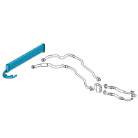 OEM BMW M3 Transmission Oil Cooler Diagram - 17-11-2-284-503