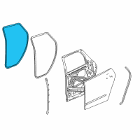 OEM 2021 Buick Enclave Weatherstrip On Body Diagram - 84738262