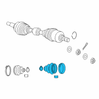 OEM Jeep *BOOTPKG-HALFSHAFT Diagram - 68127818AA