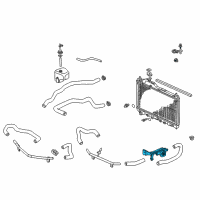 OEM 2002 Honda S2000 Valve Assembly, Water Diagram - 79710-S2A-A02