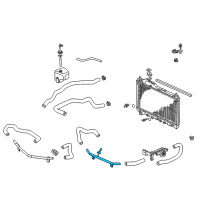 OEM 2005 Honda S2000 Pipe, Water Inlet Diagram - 79724-S2A-A02