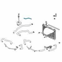 OEM Honda S2000 Tube, Reserve Tank Diagram - 19104-PCX-000