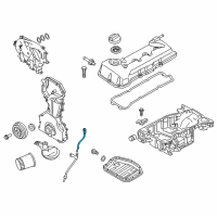 OEM Nissan Rogue Gauge-Oil Level Diagram - 11140-4BB1A