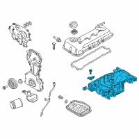 OEM 2022 Nissan Rogue Sport Pan Assy-Oil Diagram - 11110-4BB1C