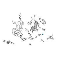 OEM 2008 Toyota Sienna Seat Switch Diagram - 84920-AE010-B0