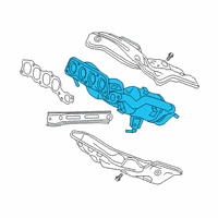 OEM 2020 Toyota Avalon Exhaust Manifold Diagram - 17141-F0030