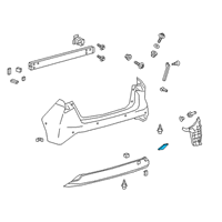 OEM 2020 Toyota Prius AWD-e Reflector Diagram - 81910-47030