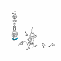 OEM Kia Stinger Pad-Front Spring, Lower Diagram - 54633J5000