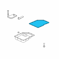 OEM 2008 GMC Yukon Pan Gasket Diagram - 29544375