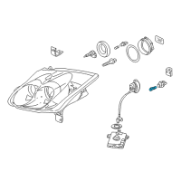 OEM Honda Accord Bulb (12V 45Cp) Diagram - 34903-SF1-A01