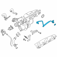 OEM 2017 BMW X5 Oil Pipe Inlet Diagram - 11-42-8-626-652