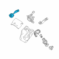 OEM 2008 Mercury Sable Wiper Switch Diagram - 5G1Z-17A553-AAB