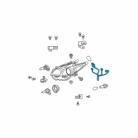 OEM 2012 Toyota Prius Plug-In Wire Harness Diagram - 81125-47230