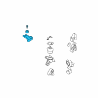 OEM 2008 Hyundai Sonata Engine Mounting Support Bracket Diagram - 21815-3K870