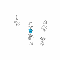 OEM Hyundai Azera Insulator-Engine Mounting Bracket Diagram - 21812-3K850